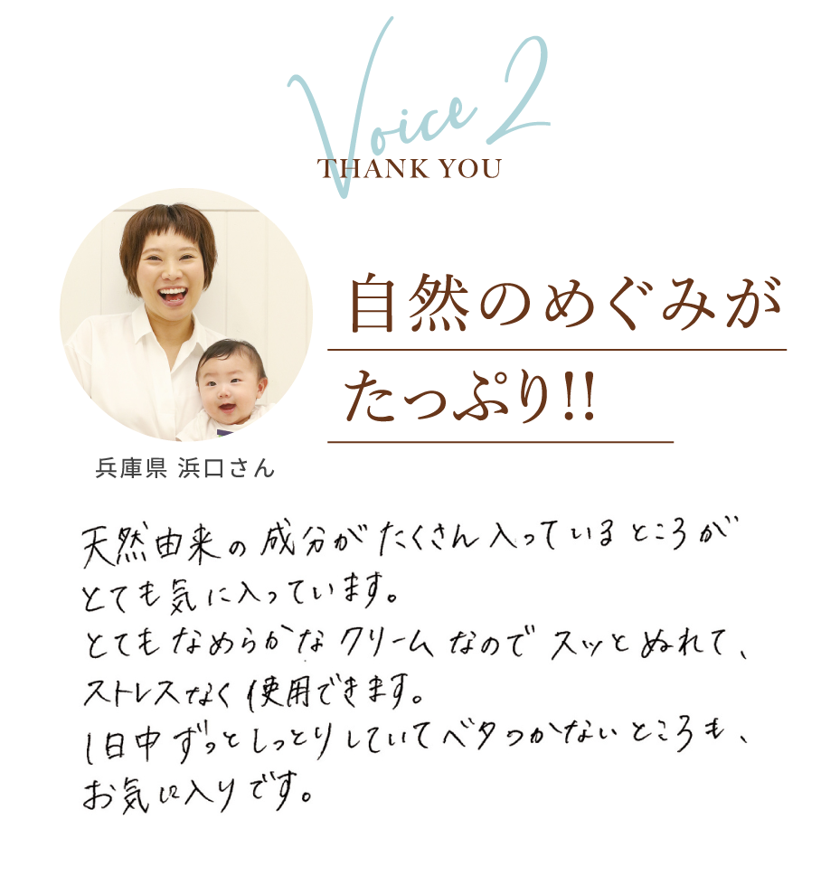 Voice2 THANK YOU 兵庫県 浜口さん 自然のめぐみがたっぷり!!